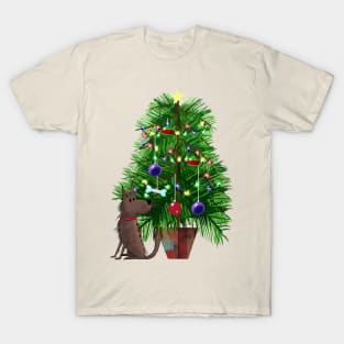 The Shaggy Dog and the Christmas Tree T-Shirt